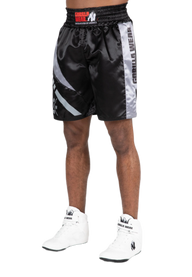 Gorilla Wear Hornell Boxing Shorts, black/grey