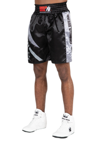 Gorilla Wear Hornell Boxing Shorts, black/grey