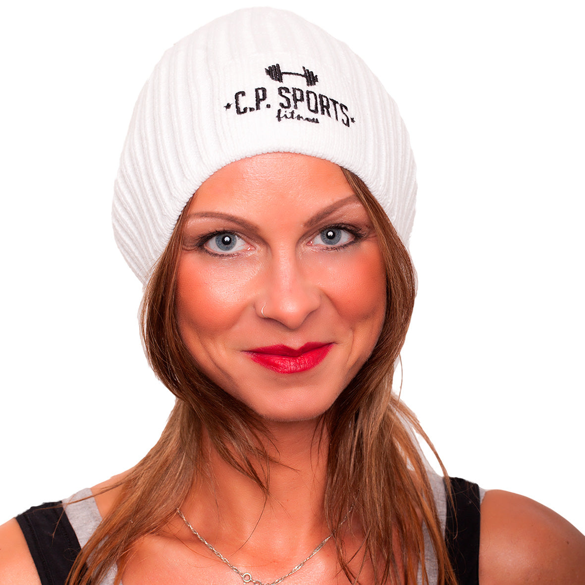 C.P Sports Beanie, white