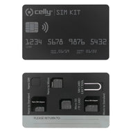 Celly SIM-kit SIM-kortsadaptrar 3-pack
