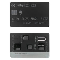 Celly SIM-kit SIM-kortsadaptrar 3-pack
