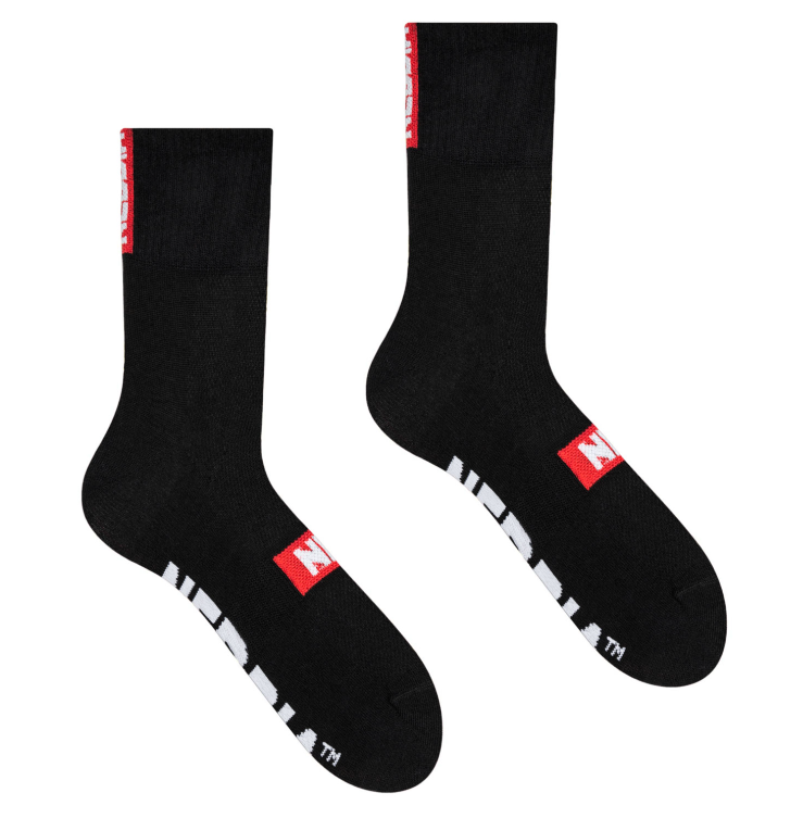 Nebbia NEBBIA Crew Socks, black