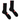 Nebbia NEBBIA Crew Socks, black