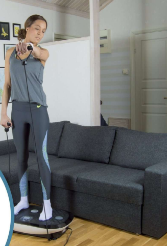 FitnessPlate Future 3D – Vibrationsplatta för effektiv helkroppsträning