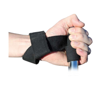 C.P. Sports Padded Lifting Straps, black