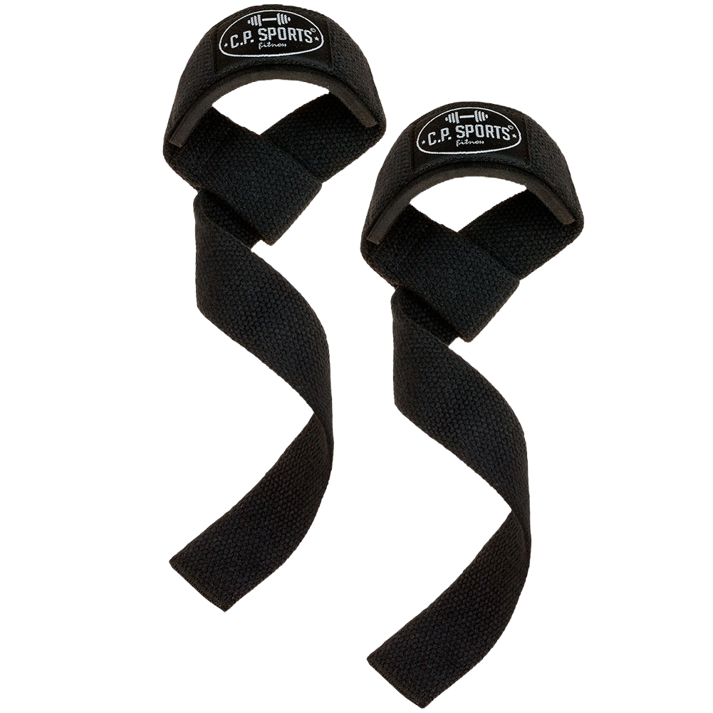 C.P. Sports Padded Lifting Straps, black