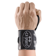 C.P. Sports Wrist Wraps 30 cm, white camo