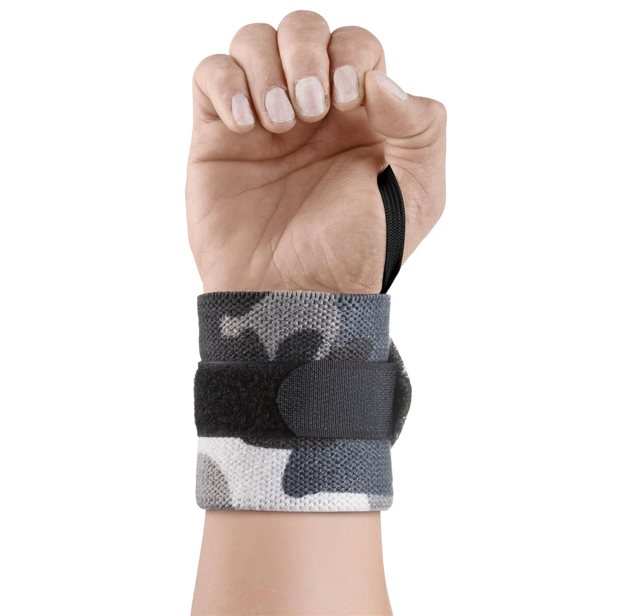 C.P. Sports Wrist Wraps 30 cm, white camo