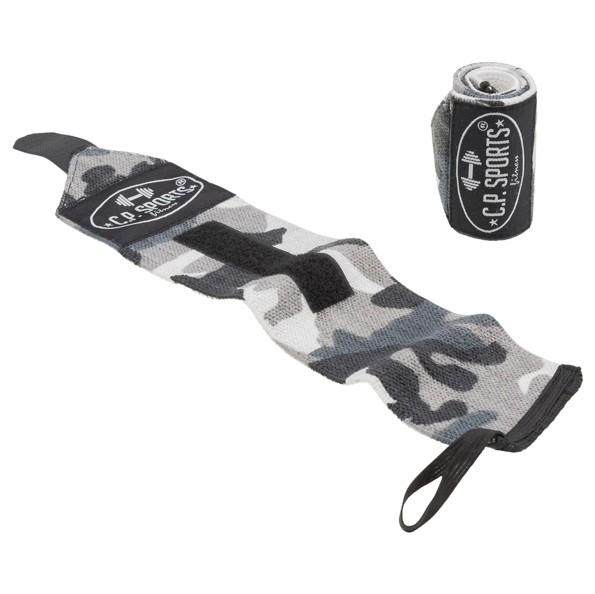 C.P. Sports Wrist Wraps 30 cm, white camo