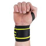 C.P. Sports Wrist Wraps 30 cm, black/yellow