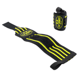 C.P. Sports Wrist Wraps 30 cm, black/yellow