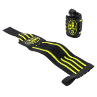 C.P. Sports Wrist Wraps 30 cm, black/yellow