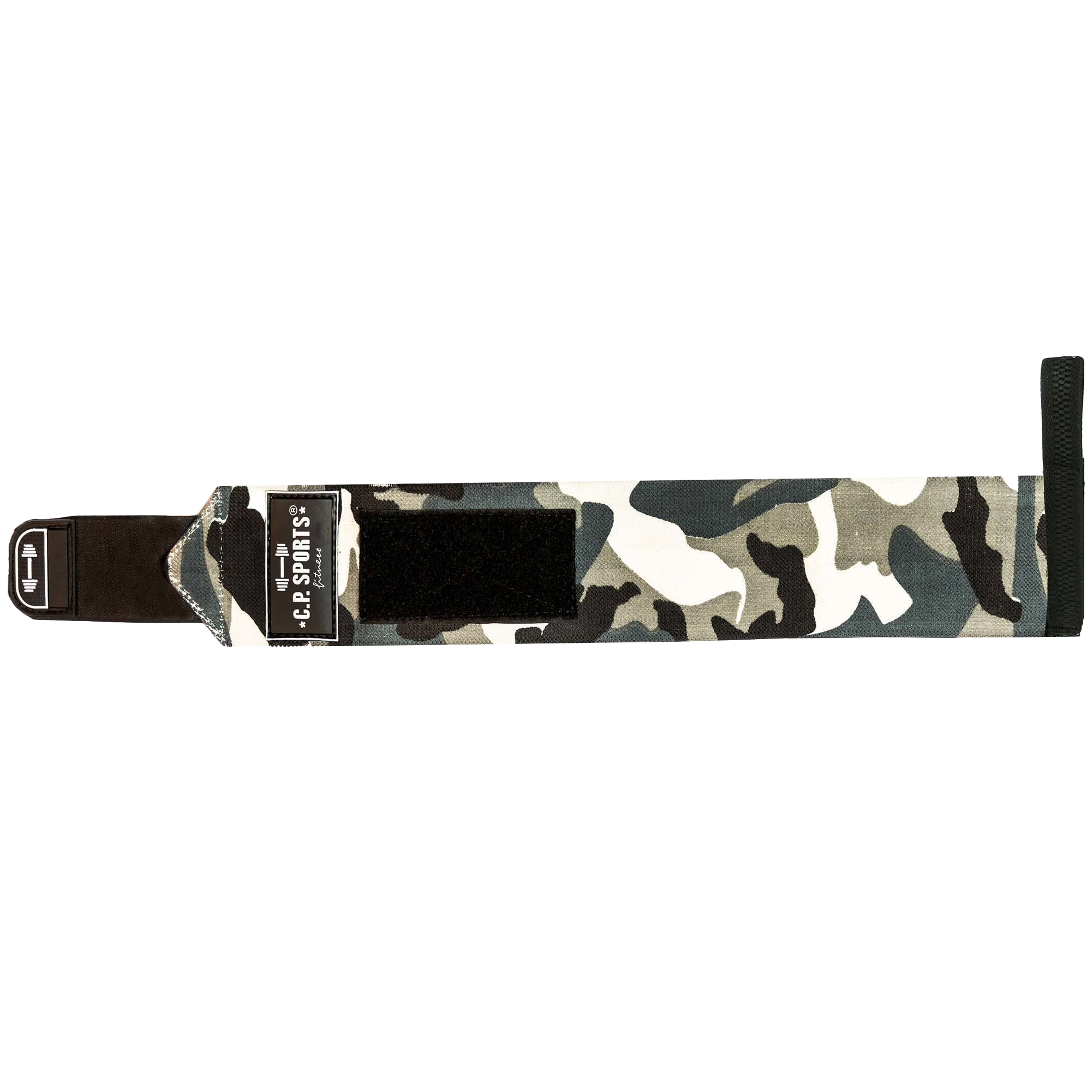C.P. Sports Strongman Wrist Wraps 50 cm, white camo