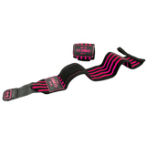 C.P. Sports Strongman Wrist Wraps 50 cm, black/pink