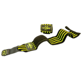 C.P. Sports Strongman Wrist Wraps 50 cm, black/yellow