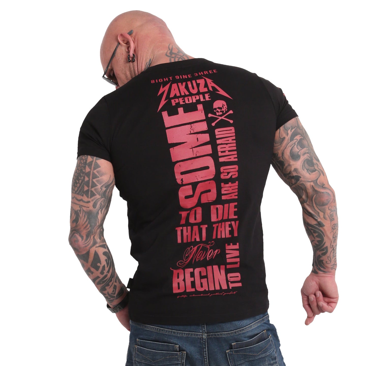 Yakuza Afraid To Die T-Shirt, black