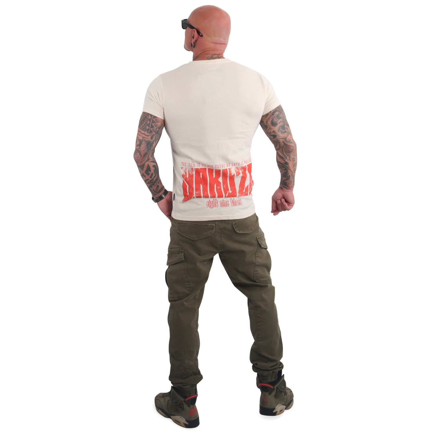 Yakuza Die Young T-Shirt, whitecap grey