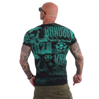 Yakuza Metal System Allover T-Shirt, black