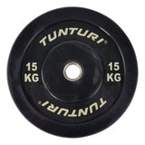 Tunturi Bumperplate 15 kg – Viktskiva för Olympisk Skivstång (Ø50 mm)