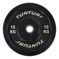 Tunturi Bumperplate 15 kg – Viktskiva för Olympisk Skivstång (Ø50 mm)