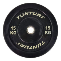 Tunturi Bumperplate 15 kg – Viktskiva för Olympisk Skivstång (Ø50 mm)