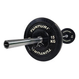 Tunturi Bumperplate 15 kg – Viktskiva för Olympisk Skivstång (Ø50 mm)