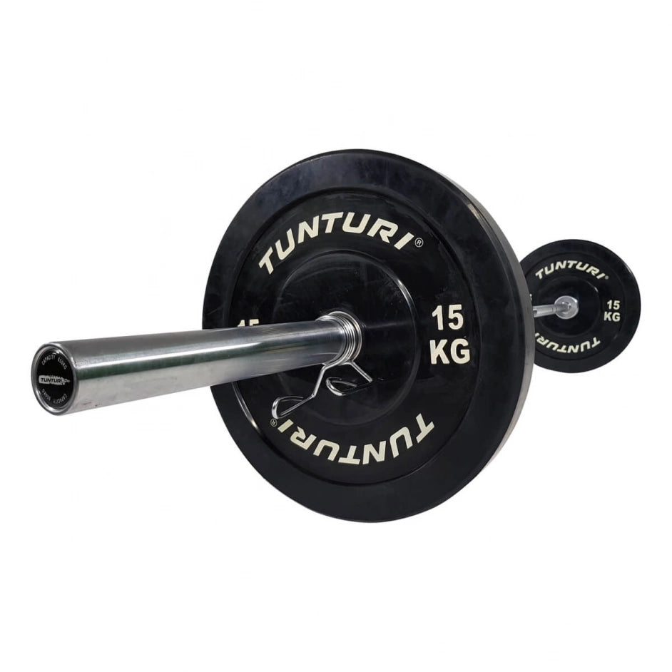 Tunturi Bumperplate 15 kg – Viktskiva för Olympisk Skivstång (Ø50 mm)