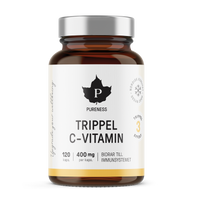 Pureness Trippel C-vitamin - 120 kapslar