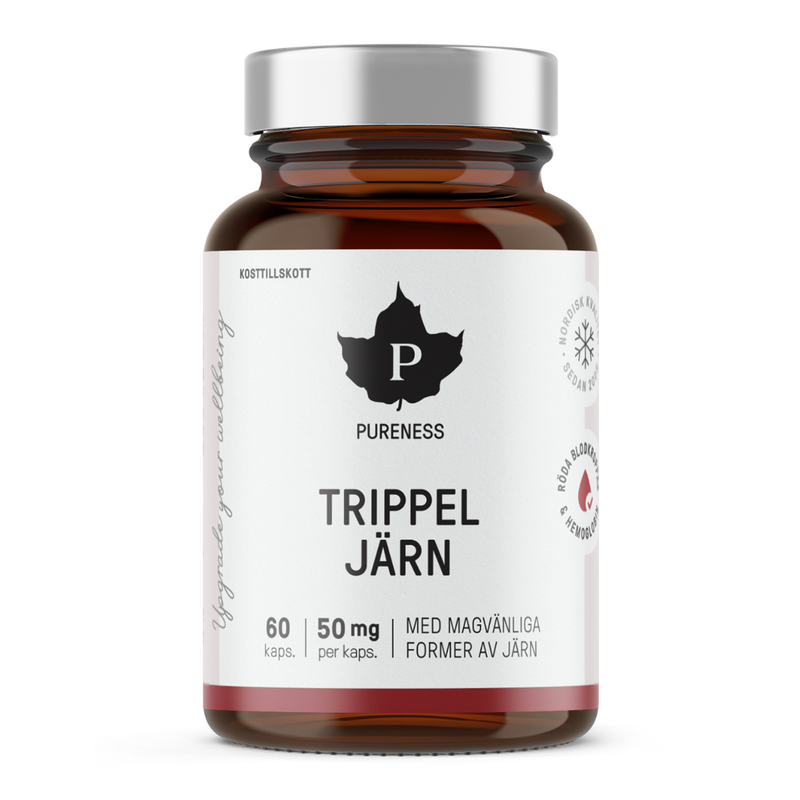 Pureness Trippel Järn - 60 kapslar
