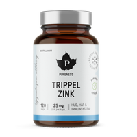 Pureness Trippel Zink - 120 kapslar