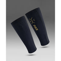2XU LIGHT SPEED COMPRESSION CALF GUARDS Black/Gold