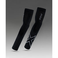 2XU FLEX COMPRESSION ARM SLEEVES Black/Grey