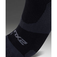 2XU VECTR LIGHT CUSHION NO SHOW SOCKS Black/Titanium