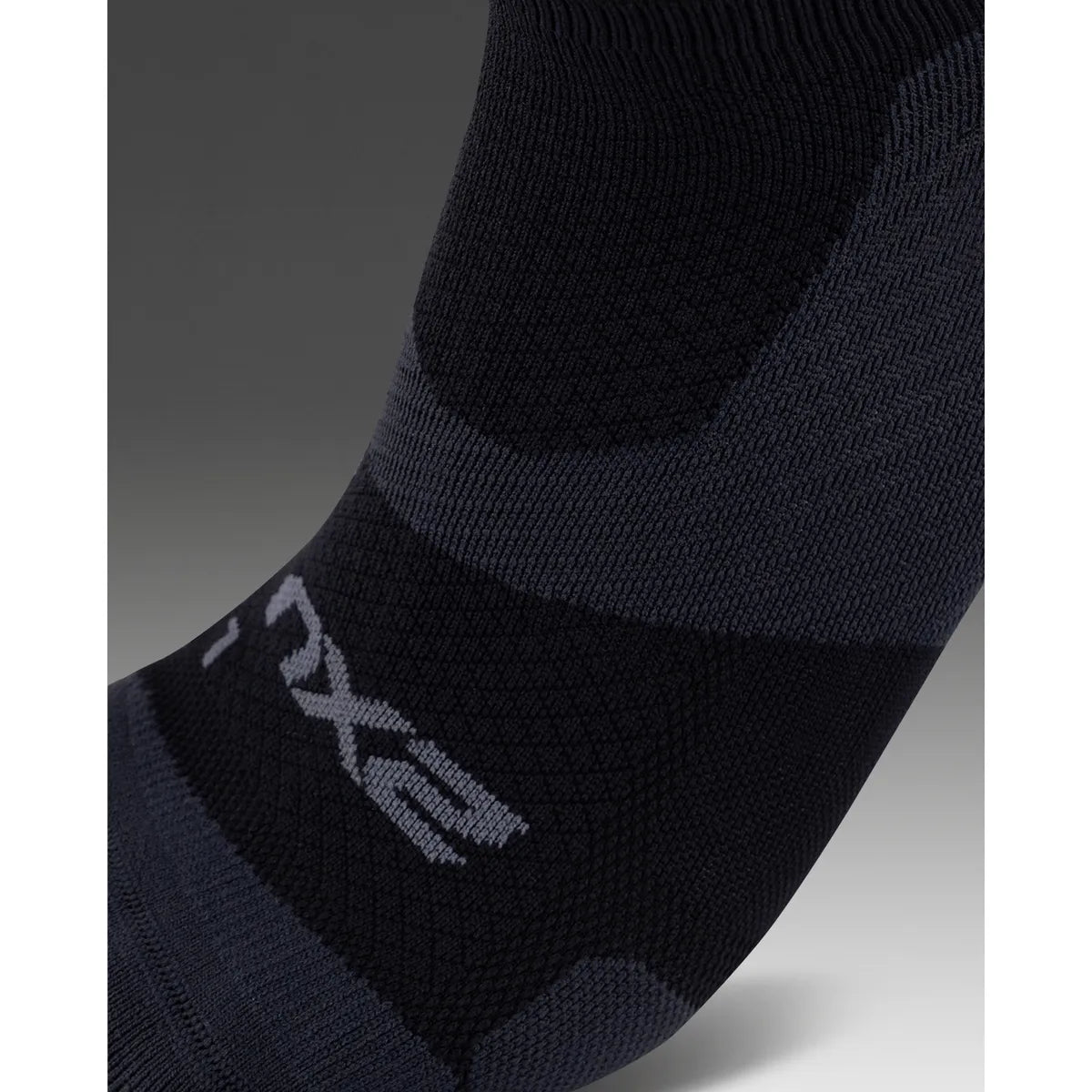 2XU VECTR LIGHT CUSHION NO SHOW SOCKS Black/Titanium