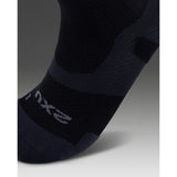 2XU VECTR LIGHT CUSHION FULL LENGTH SOCKS Black/Titanium