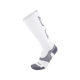 2XU VECTR LIGHT CUSHION FULL LENGTH SOCKS White/Grey