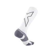 2XU VECTR LIGHT CUSHION FULL LENGTH SOCKS White/Grey