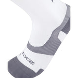 2XU VECTR LIGHT CUSHION FULL LENGTH SOCKS White/Grey