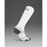 2XU VECTR CUSHION FULL LENGTH SOCKS White/Grey
