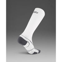 2XU VECTR CUSHION FULL LENGTH SOCKS White/Grey