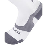 2XU VECTR LIGHT CUSHION CREW SOCKS White/Grey