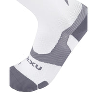 2XU VECTR LIGHT CUSHION CREW SOCKS White/Grey