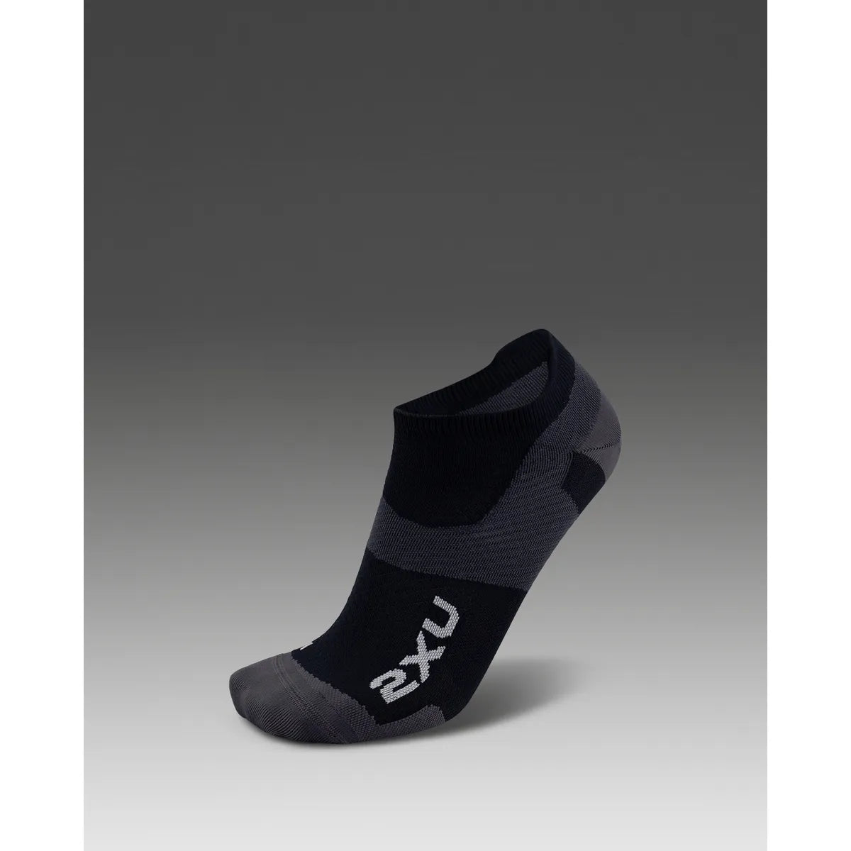 2XU VECTR ULTRALIGHT NO SHOW SOCKS Titanium/Black