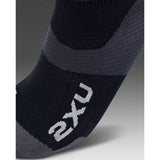 2XU VECTR ULTRALIGHT NO SHOW SOCKS Titanium/Black