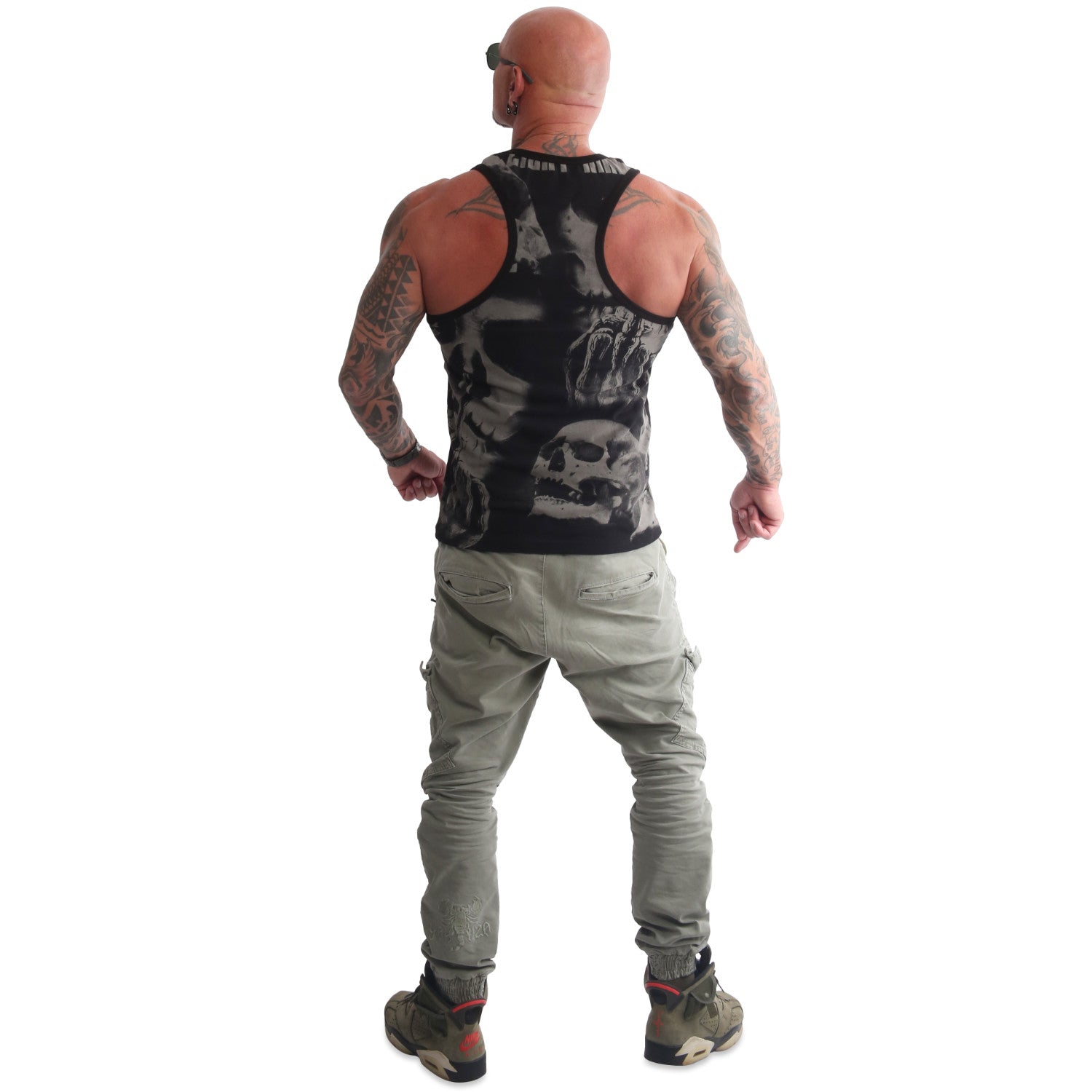Yakuza Destroyer Allover Tanktop, black