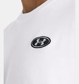 Under Armour Herr UA Heavyweight vänster bröst Patch Kort ärm