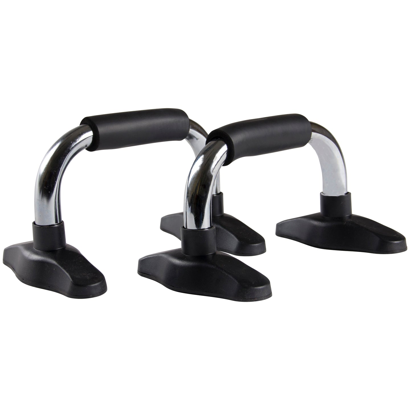 Virtufit Push Up Bars, Chrome