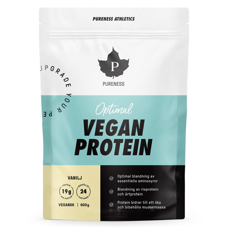 Pureness Athletics Optimal Vegan Protein Vanilj - 600 g