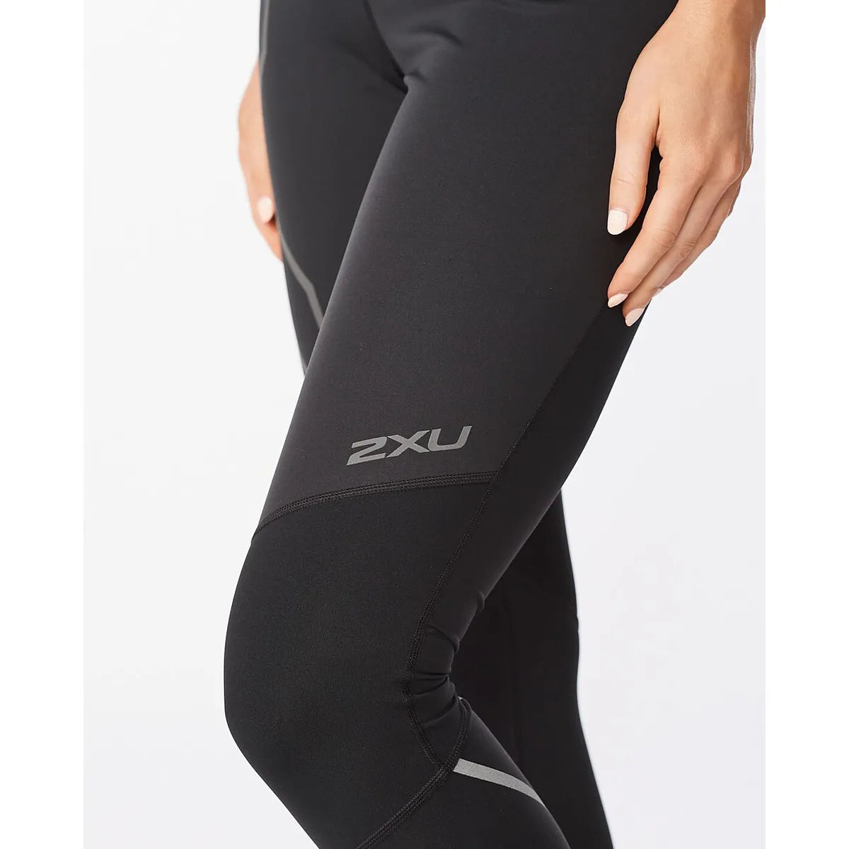 2XU IGNITION SHIELD COMPRESSION TIGHTS Black/ Black Reflective