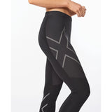 2XU IGNITION SHIELD COMPRESSION TIGHTS Black/ Black Reflective
